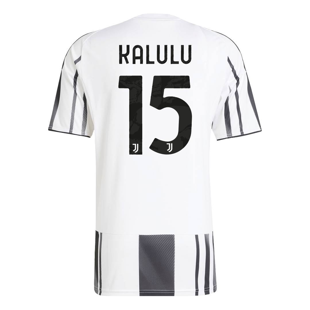 KALULU #15 Juventus Soccer Jersey Home Custom Shirt 2025/26 - Image 3