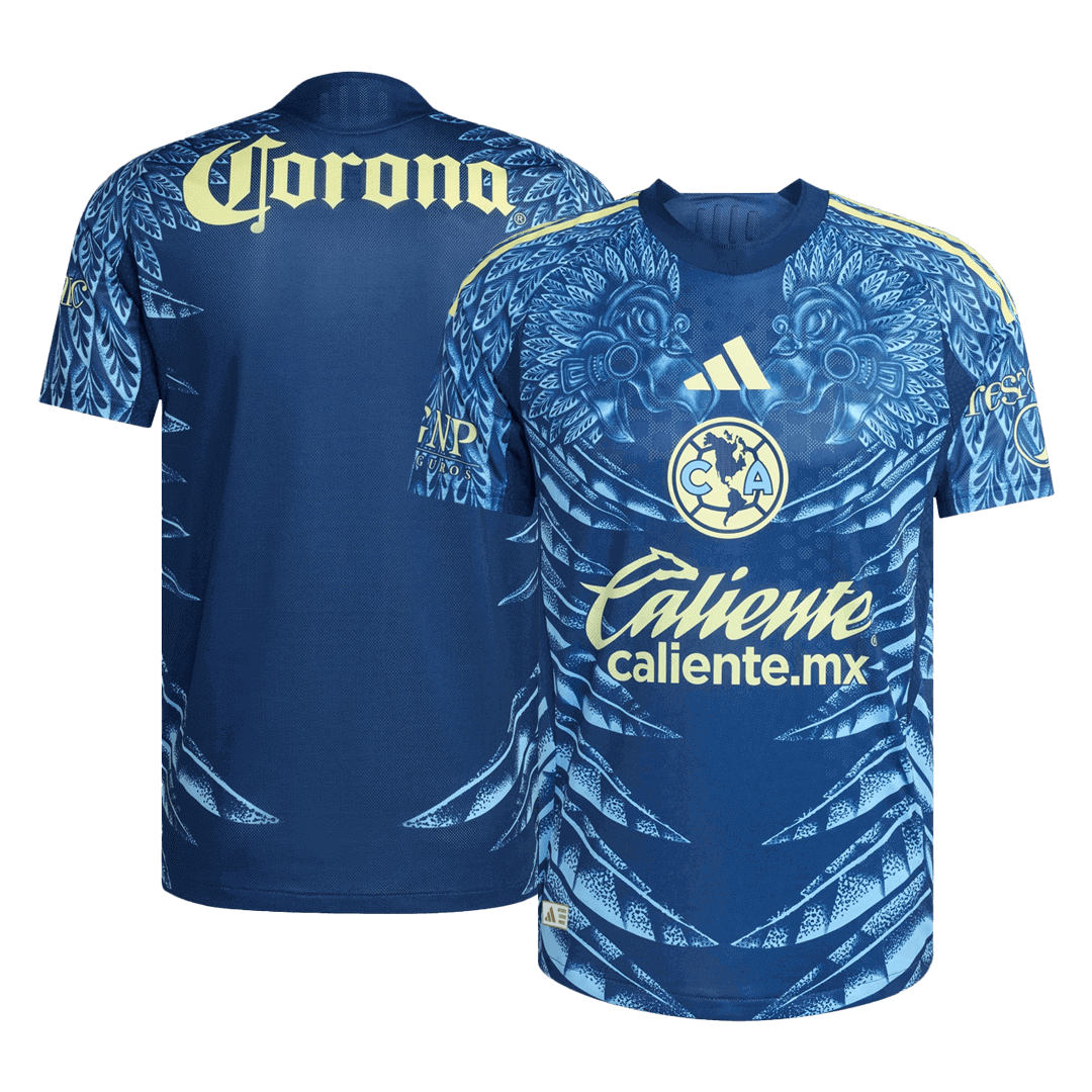 Club America Aguilas Away Custom Player Version Soccer Jersey 2025/26 - Image 3