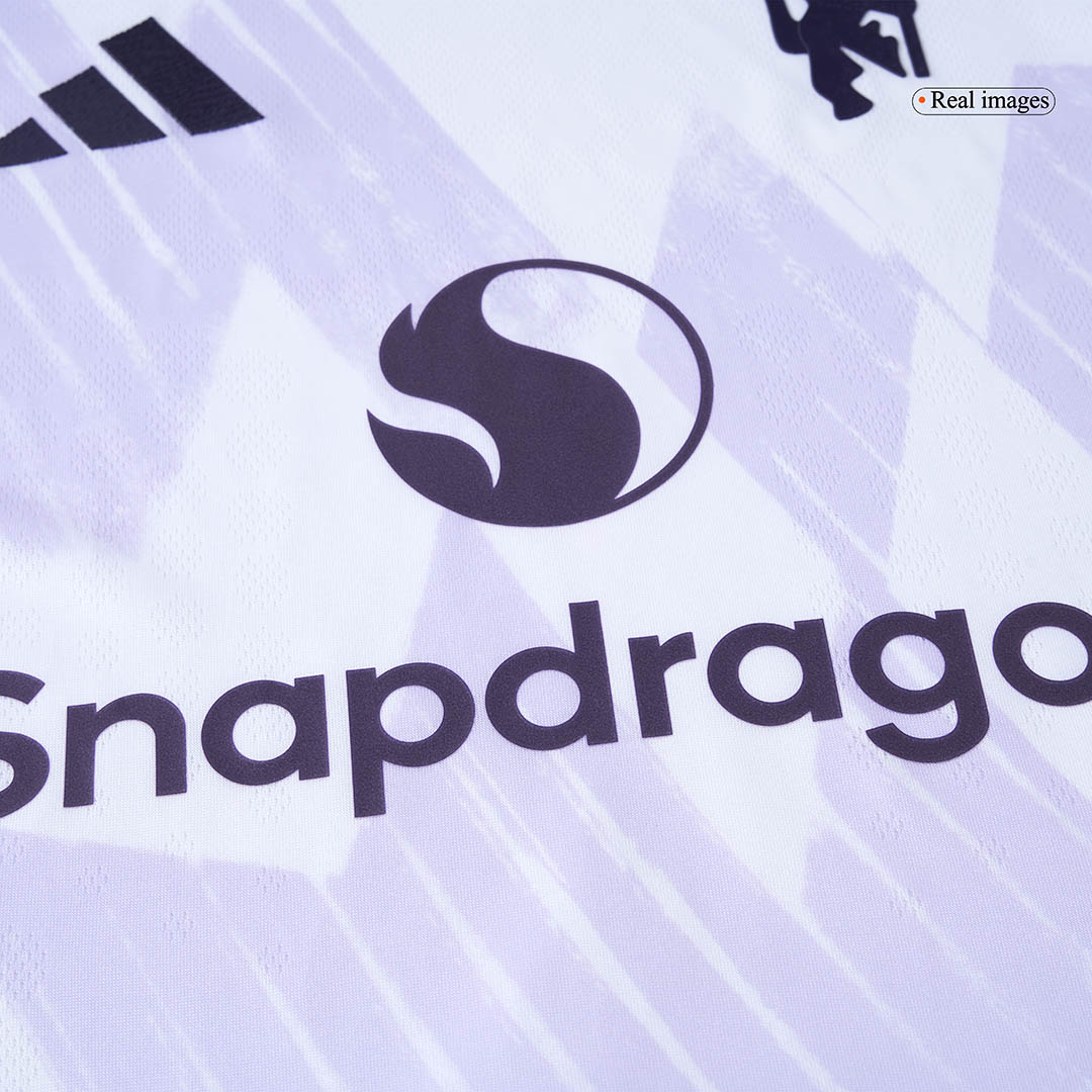 Manchester United Away Custom Player Version Soccer Jersey 2025/26 - Image 10