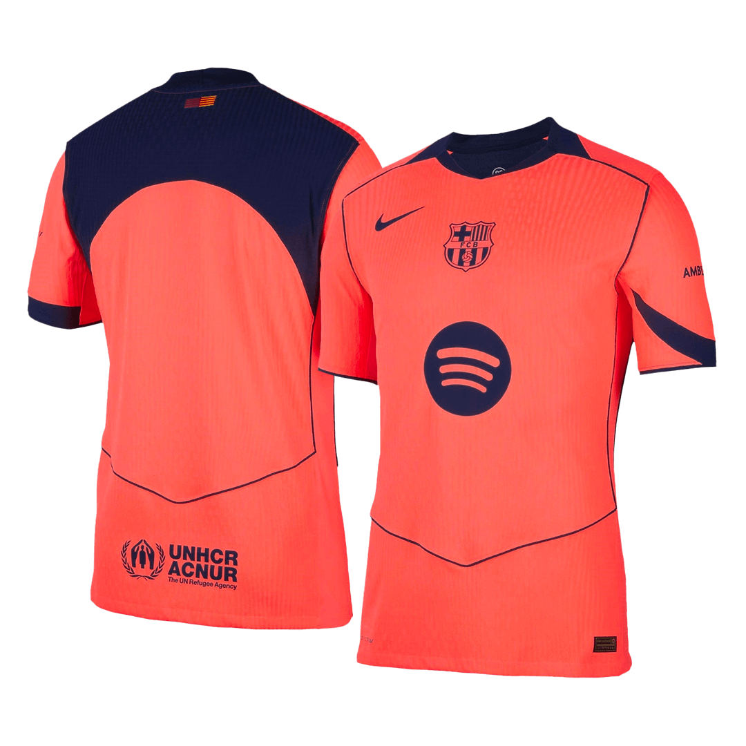 Barcelona Third Away Custom Player Version Soccer Jersey 2025/26 - Image 3
