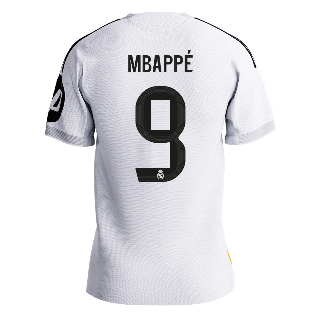 Real Madrid MBAPPÉ #9 Home Custom Player Version Soccer Jersey 2025/26 - Image 2