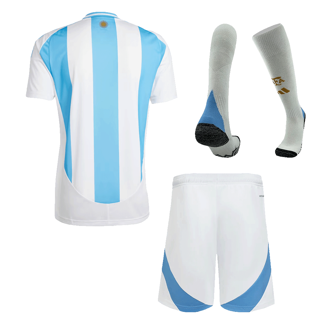 Argentina Home Custom Full Soccer Kit - Image 2