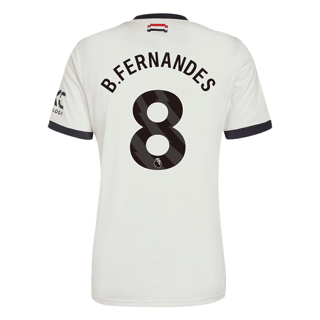 Manchester United Jersey Custom B.FERNANDES #8 Soccer Jersey Third Away - Image 3