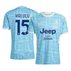 KALULU #15 Juventus Soccer Jersey Away Custom Shirt 2025/26