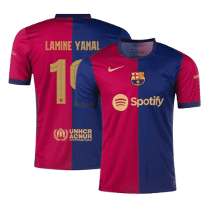 LAMINE YAMAL #19 Barcelona Soccer Jersey Home Custom Shirt-UCL