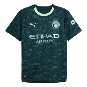 Manchester City Soccer Jersey Fourth Away Custom Shirt 2025/26