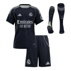 Kids Real Madrid Custom Away Full Soccer Kits2025/26