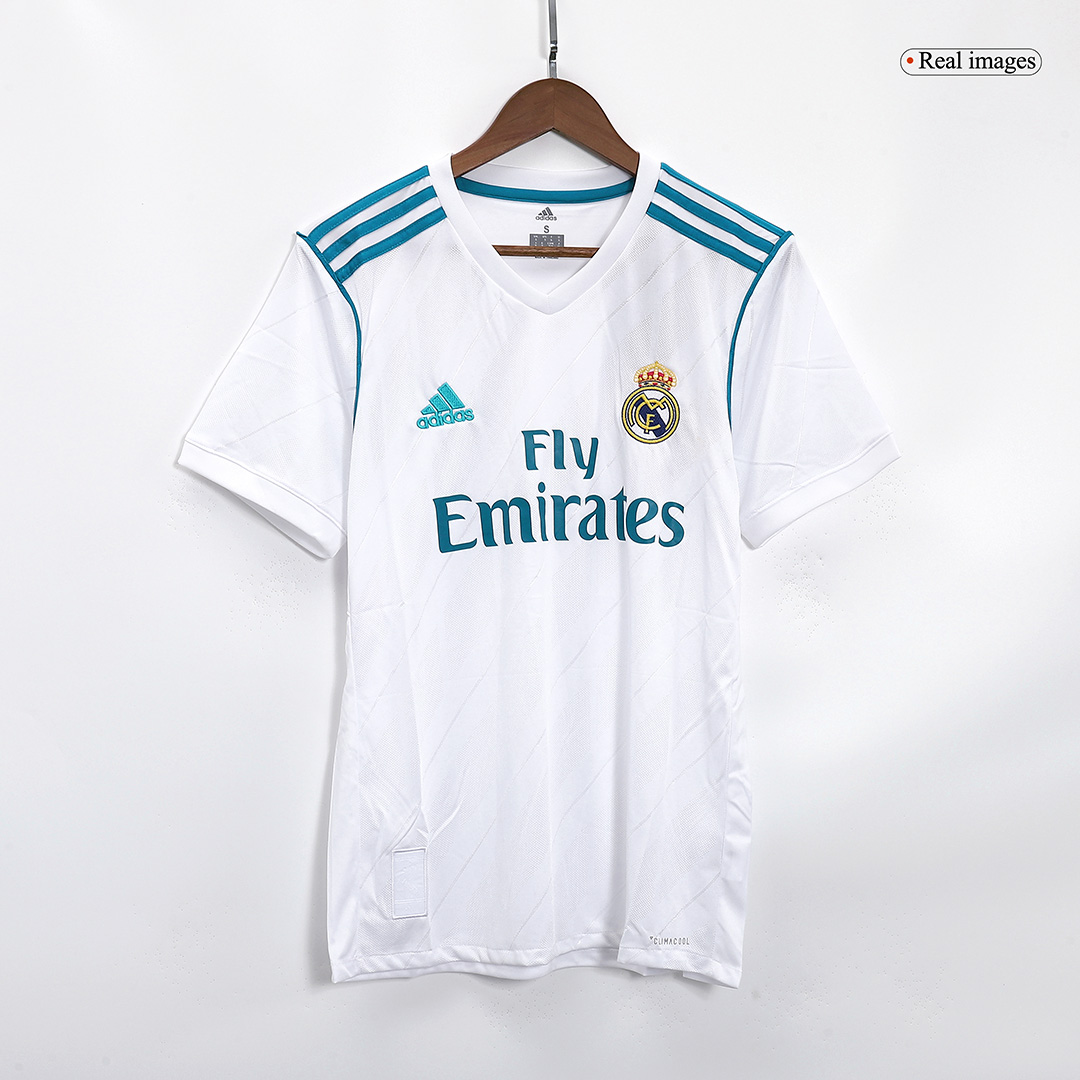 SERGIO RAMOS #4 Real Madrid Retro Jersey Home Soccer Shirt 2017/18 - Image 2
