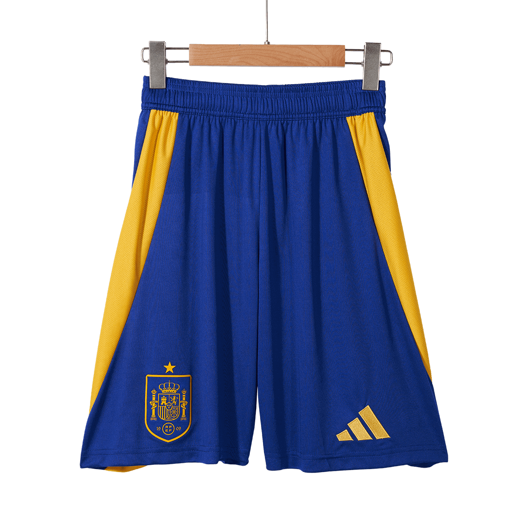Spain Soccer Shorts Custom Home - Image 3