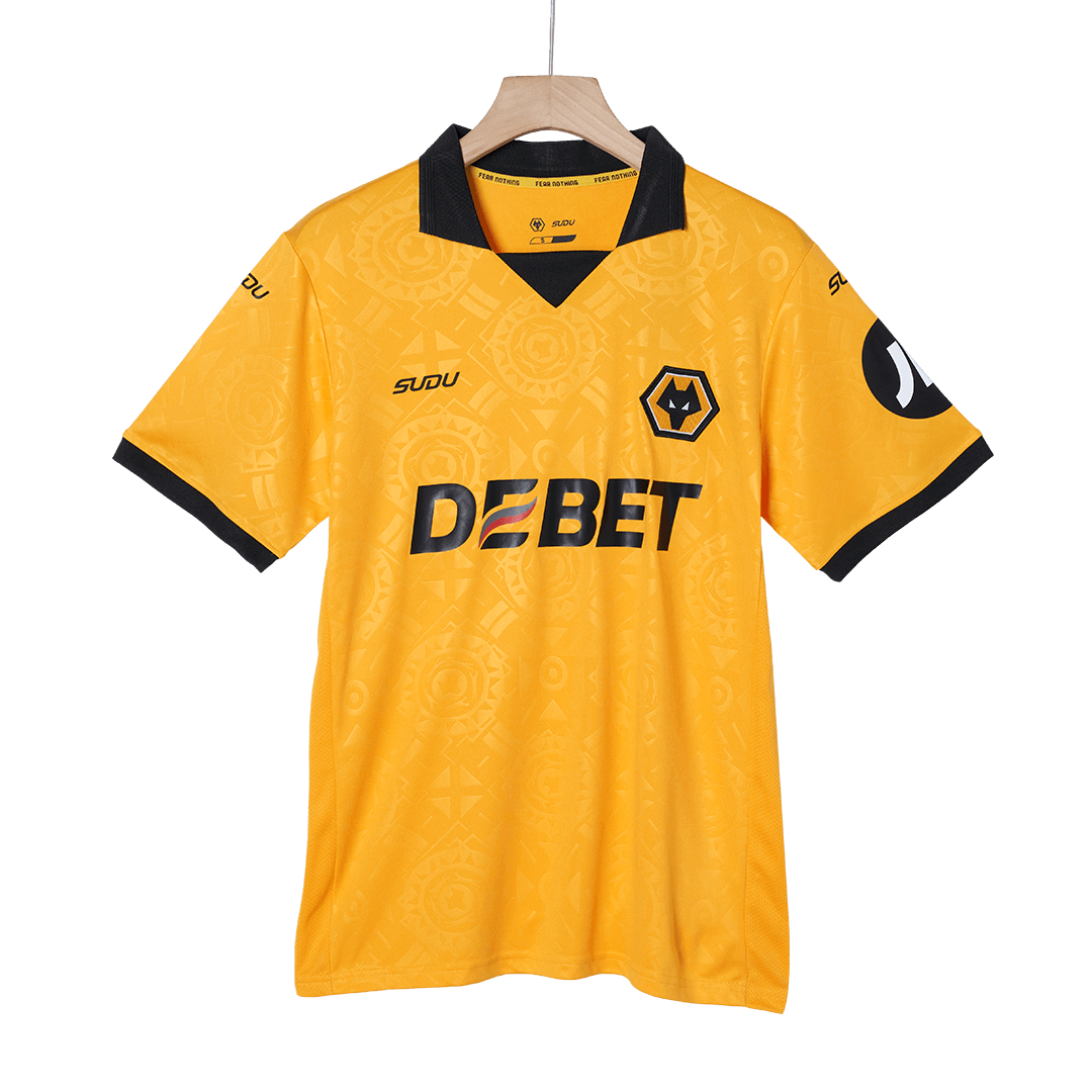 Wolverhampton Wanderers Soccer Jersey Home Custom Shirt 2025/26 - Image 5