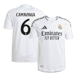 Real Madrid CAMAVINGA #6 Home Custom Player Version Soccer Jersey