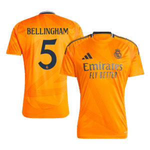 BELLINGHAM #5 Real Madrid Soccer Jersey Away Custom Shirt