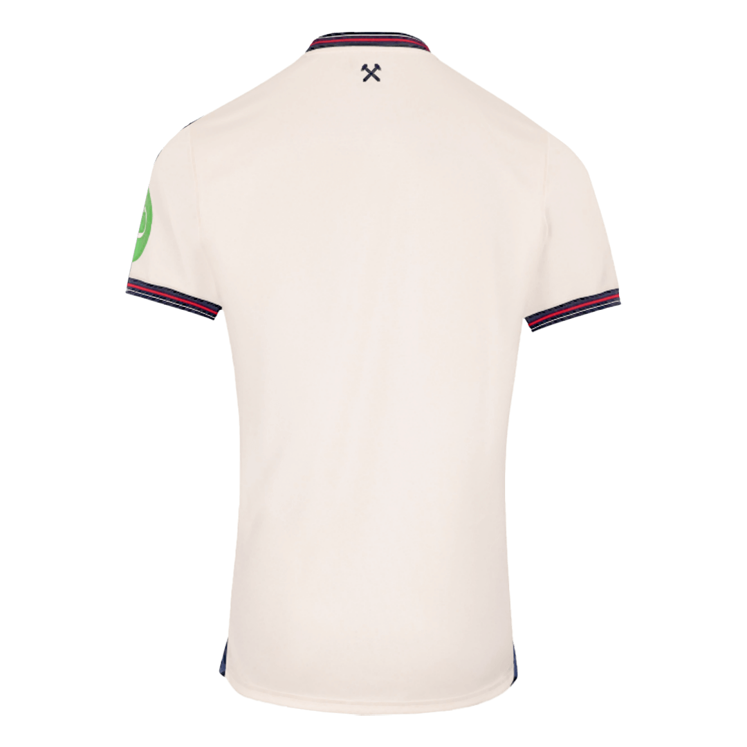 West Ham United Soccer Jersey Away Custom Shirt 2025/26 - Image 2
