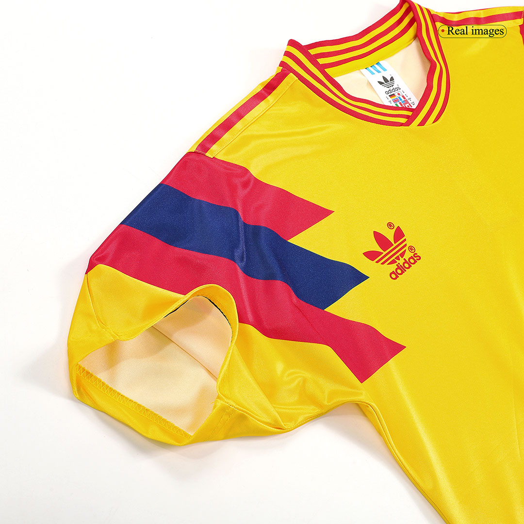Colombia Jersey Custom Home Soccer Jersey 1990 - Image 6