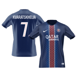 KVARATSKHELIA #7 PSG Soccer Jersey Home 2025/26 Shirt
