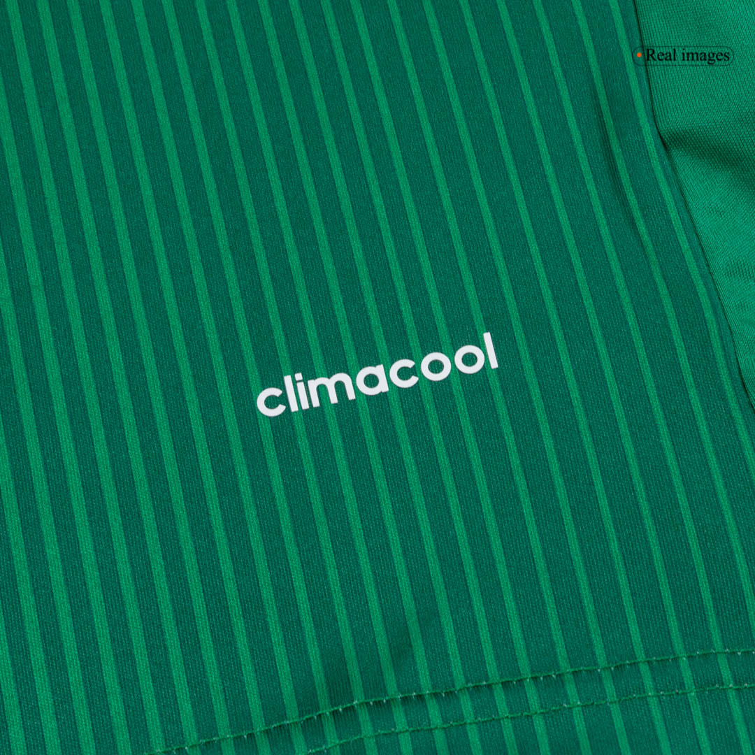 Mexico Retro Jersey Home Long Sleeve Soccer Shirt 2014 - Image 6