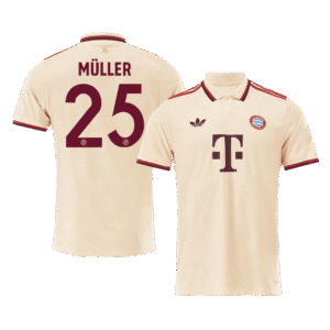 MÜLLER #25 Bayern Munich Soccer Jersey Third Away Custom Shirt -UCL