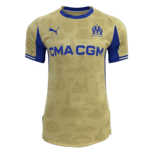 Marseille Player Version Fourth Away Soccer Jersey 2025/26