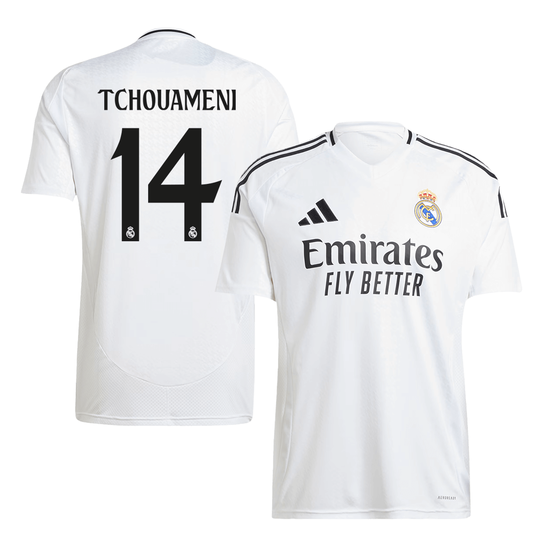 TCHOUAMENI #14 Real Madrid Soccer Jersey Home Custom Shirt
