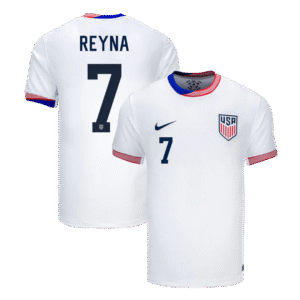 REYNA #7 USA Soccer Jersey Home Custom Shirt