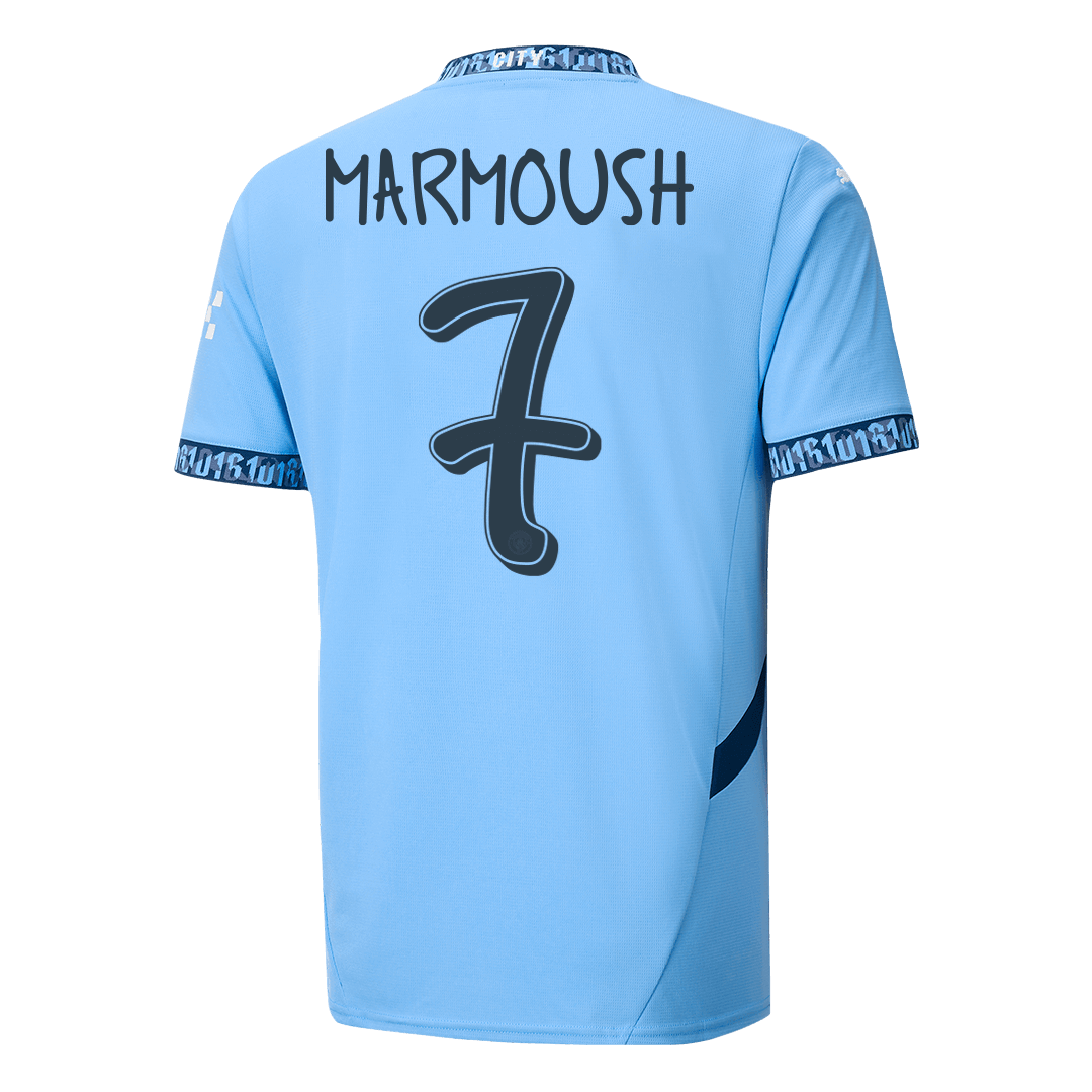 Manchester City Jersey Custom MARMOUSH #7 Soccer Jersey Home - UCL - Image 3