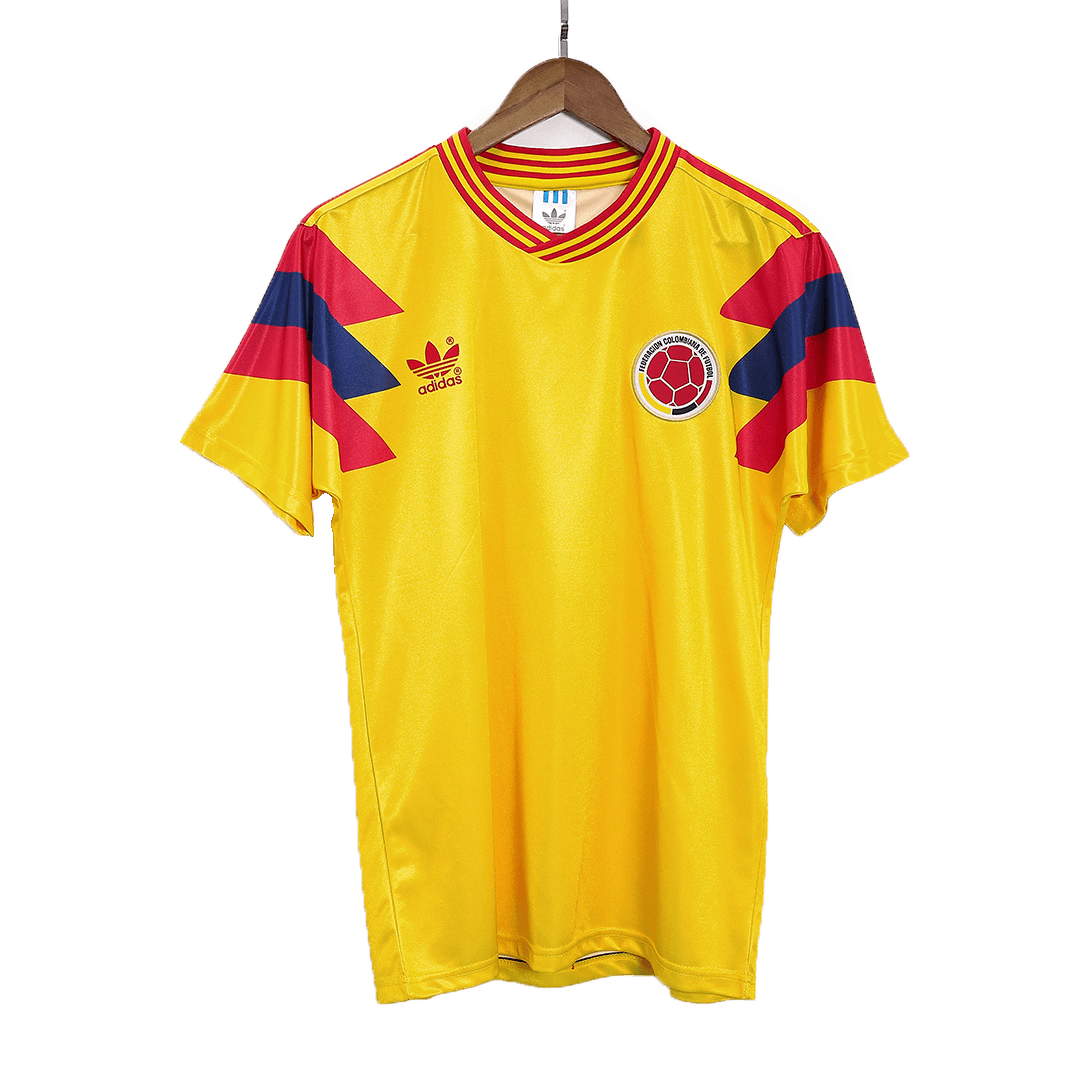 Colombia Jersey Custom Home Soccer Jersey 1990 - Image 3