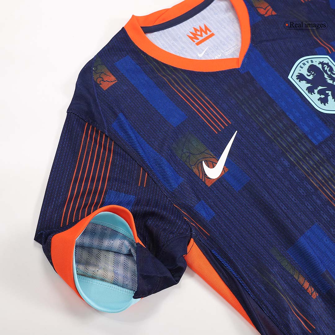 Netherlands Away Custom Player Version Soccer Jersey Euro - Image 7