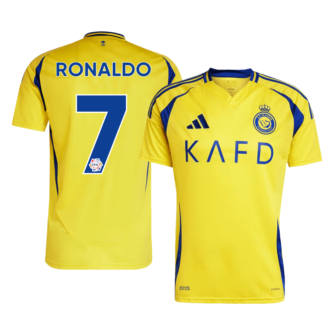 Al Nassr Jersey Custom RONALDO #7 Soccer Jersey Home