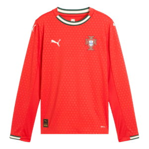 Portugal Long Sleeve Jersey Home Football Shirt 2025
