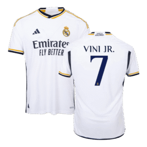 Real Madrid VINI JR. #7 Home Custom Player Version Soccer Jersey 2023/24