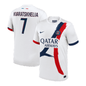 KVARATSKHELIA #7 PSG Soccer Jersey Away 2025/26 Custom Shirt