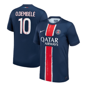 PSG O.DEMBÉLÉ #10 Soccer Jersey Home Custom Shirt