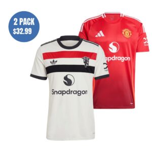 2 Pack - Manchester United 24/25 Home & Third Away Soccer Jersey Combination