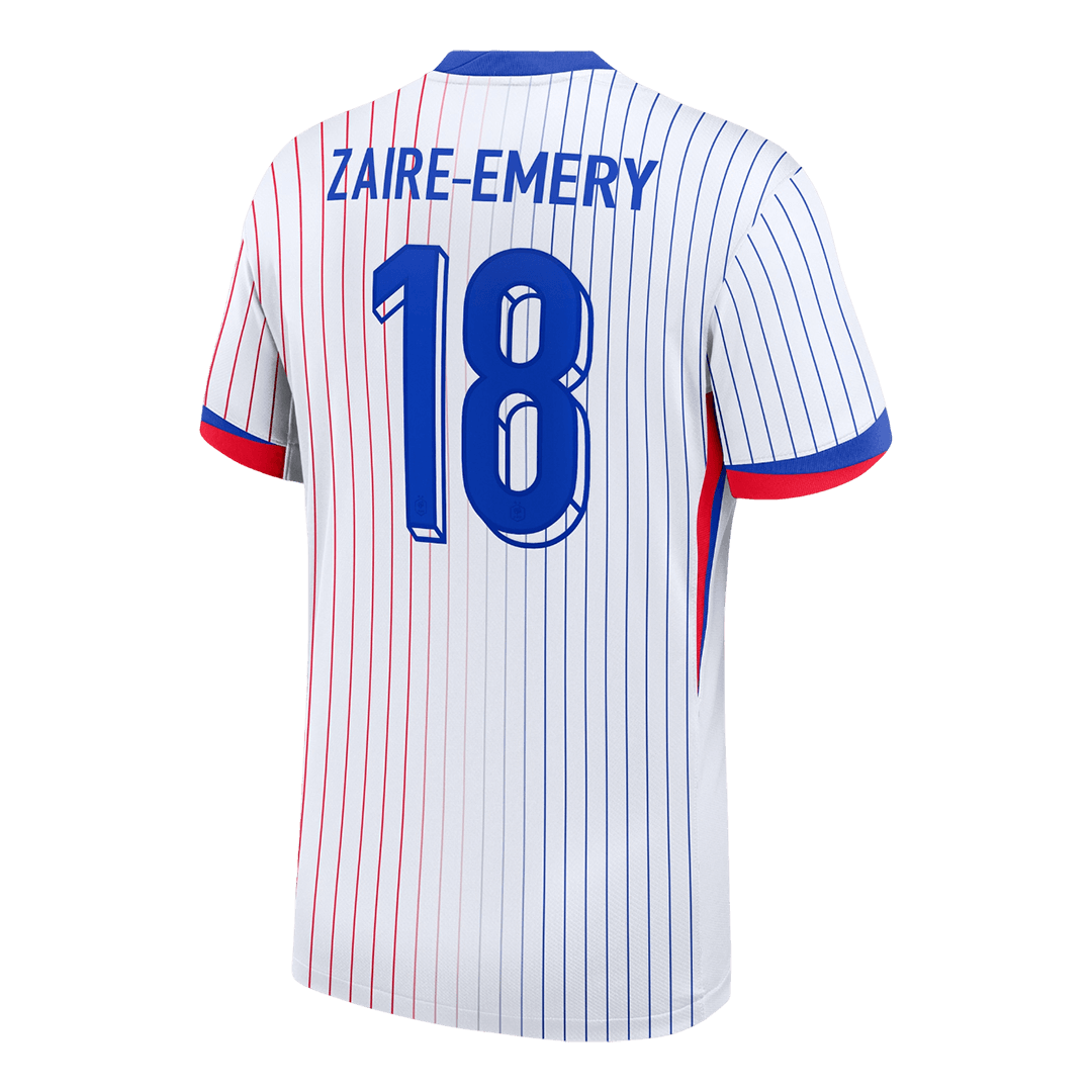 ZAIRE-EMERY #18 France Soccer Jersey Away Custom Shirt - Image 3