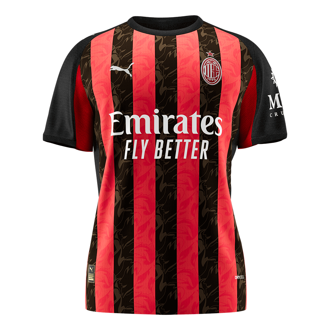 AC Milan Home Custom Full Soccer Kit 2025/26 - Image 3