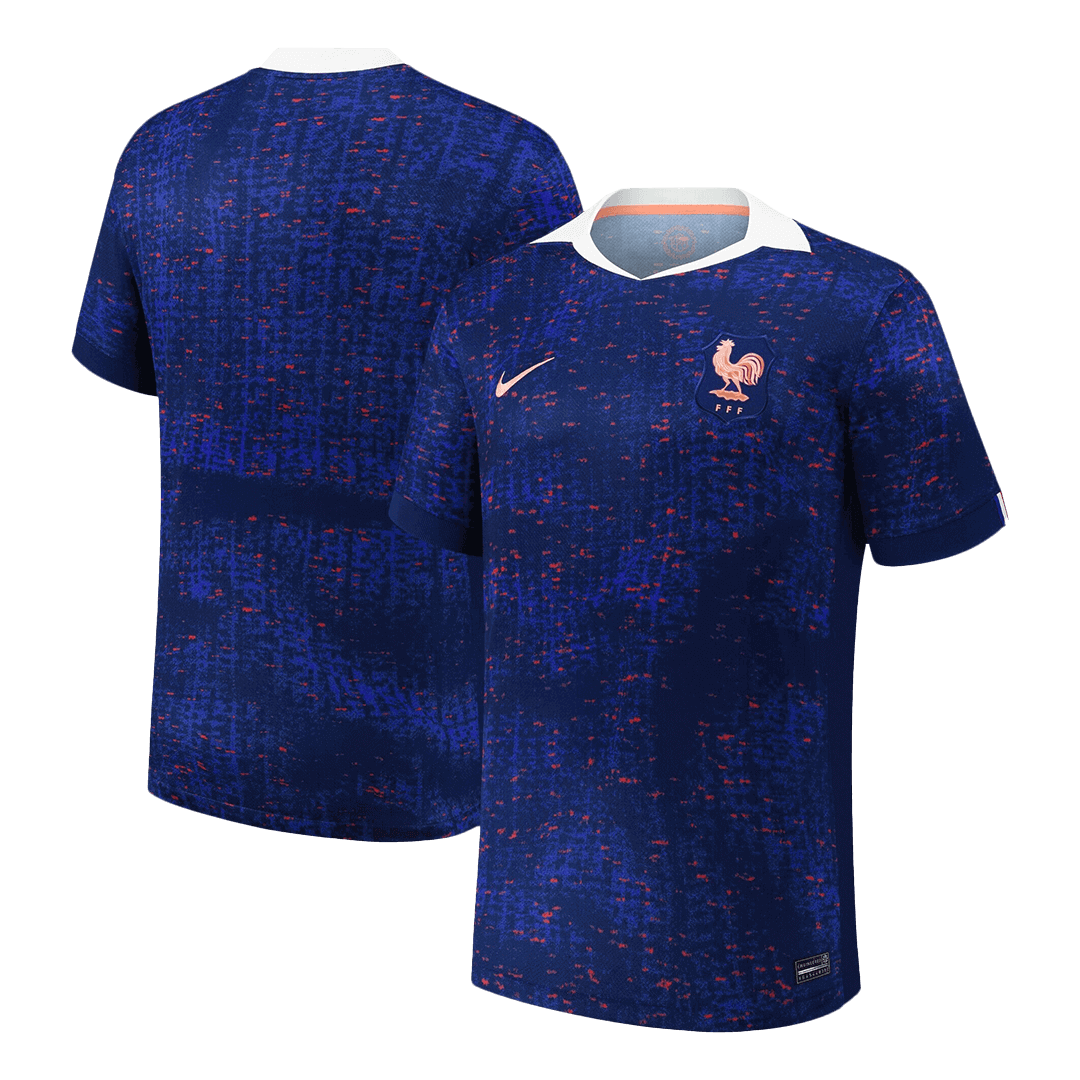 France Soccer Jersey Home Shirt 2025 Women's Euro - Image 3