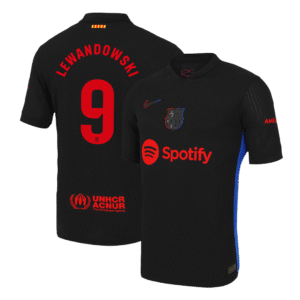 Barcelona LEWANDOWSKI #9 Away Custom Player Version Soccer Jersey