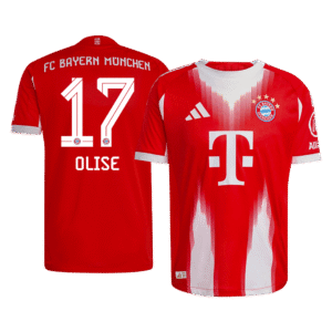 Bayern Munich OLISE #17 Custom Player Version Home Soccer Jersey 2025/26