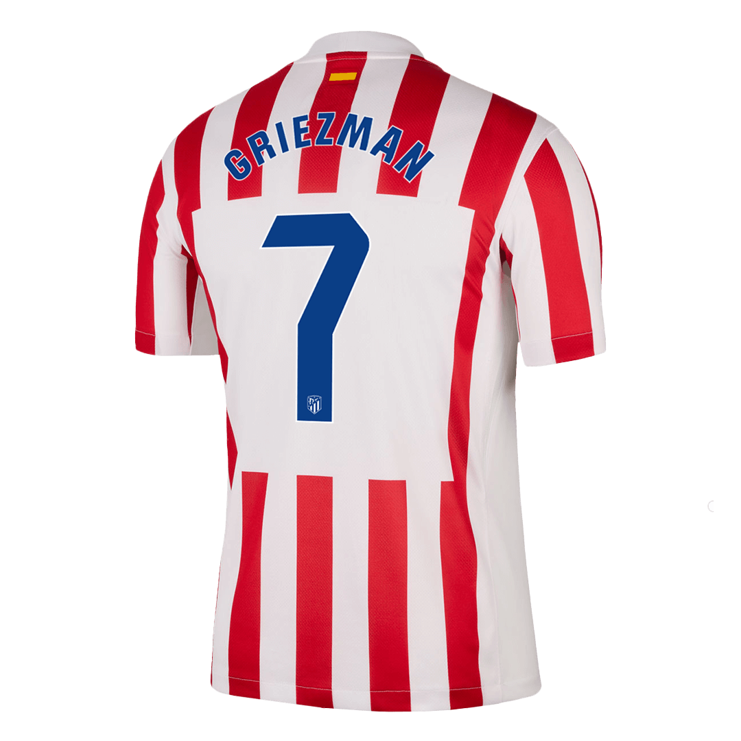 GRIEZMANN #7 Atletico Madrid Soccer Jersey Home Custom Shirt 2025/26 - Image 3