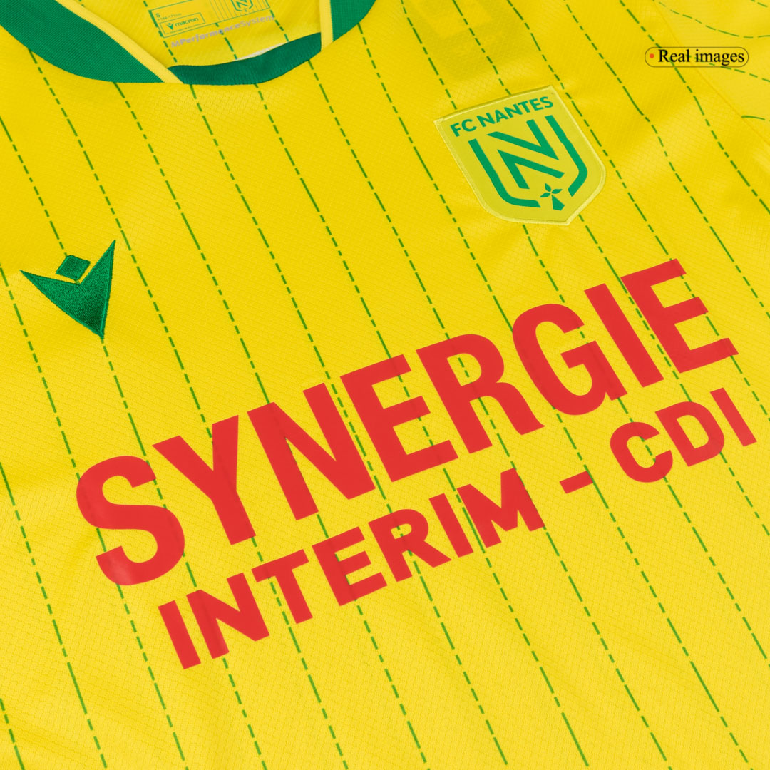 FC Nantes Soccer Jersey Home Shirt 2025/26 - Image 8
