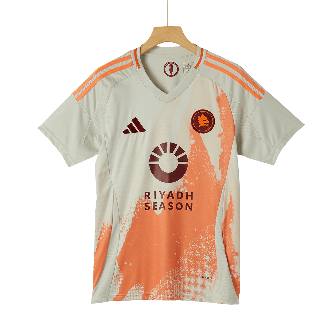 Roma Soccer Jersey Away Custom Shirt - Image 5