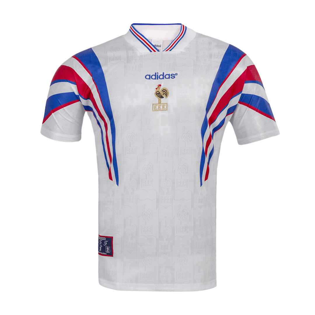 France Retro Jersey Away Soccer Shirt 1996