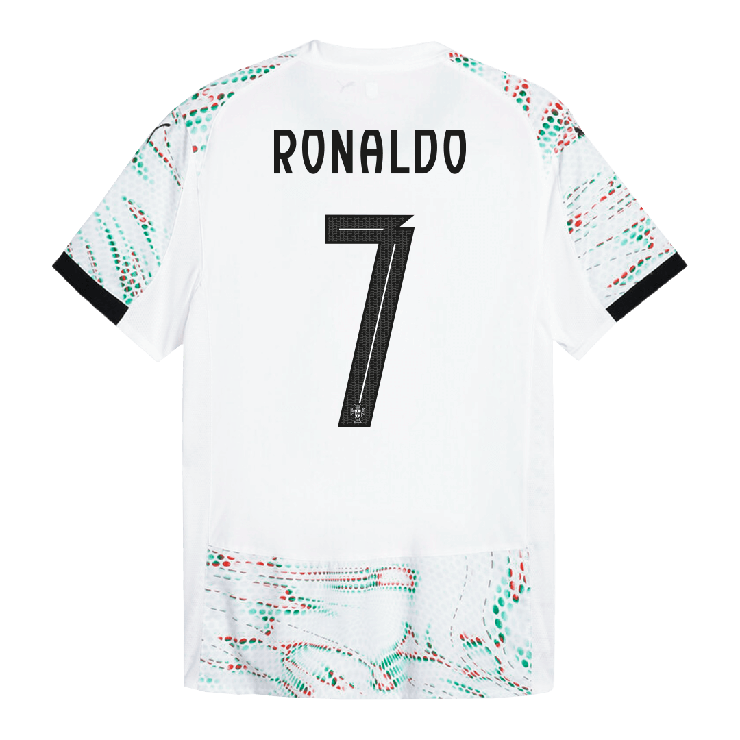 Portugal RONALDO #7 Away Custom Player Version Soccer Jersey 2025 - Image 3