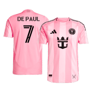 Inter Miami CF DE PAUL #7 Home Custom Player Version Soccer Jersey 2025