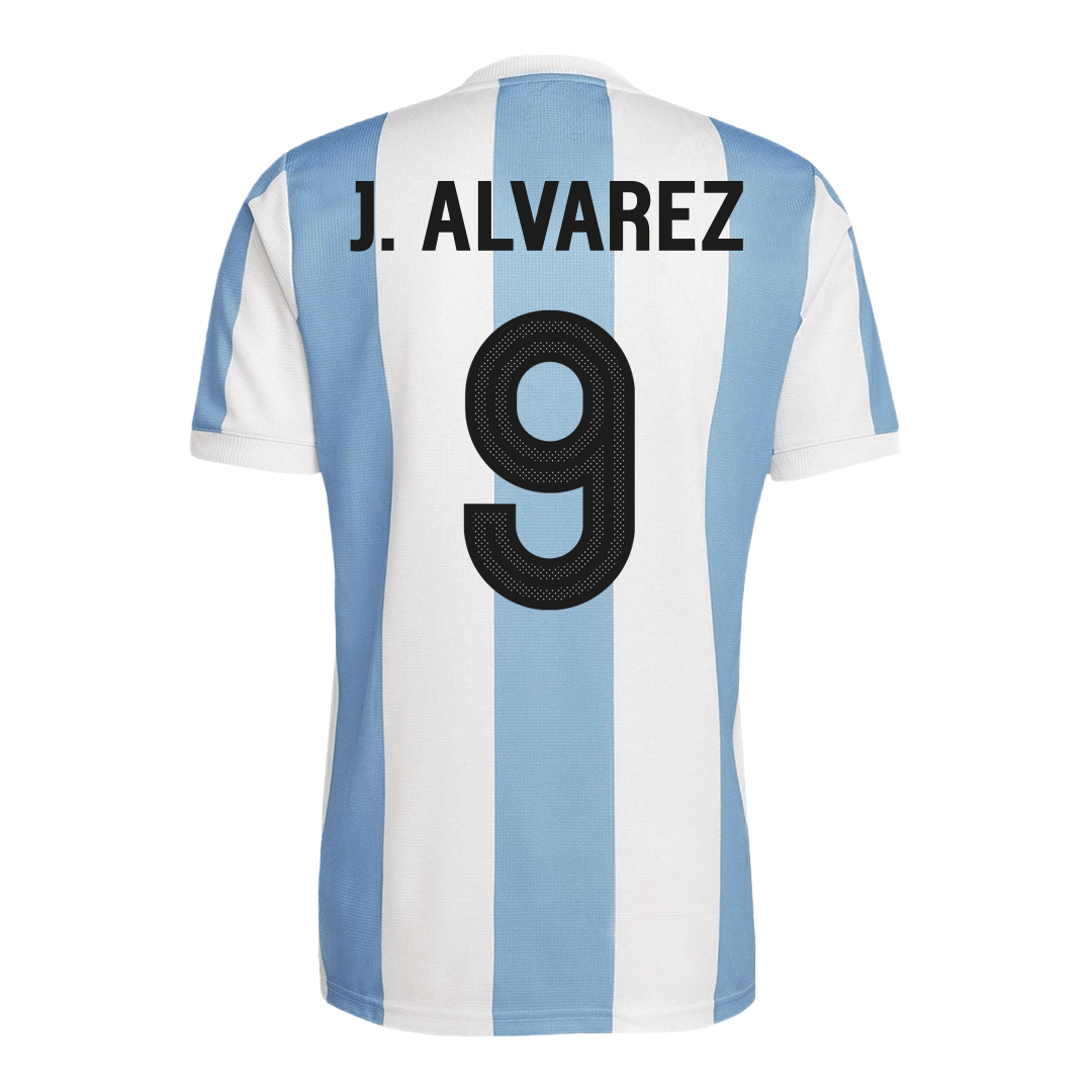 Argentina Jersey Custom J.ALVAREZ #9 Soccer Jersey - Image 3