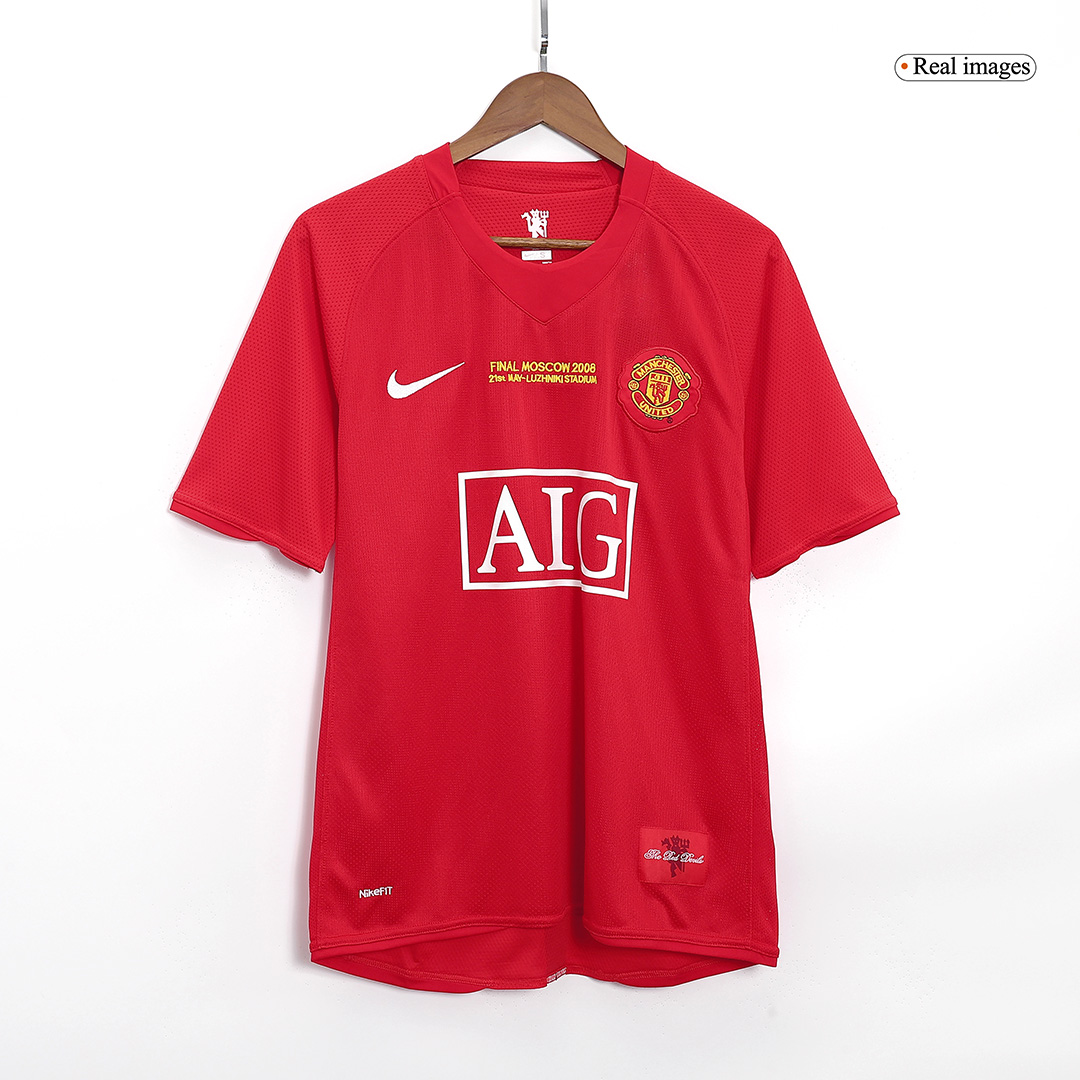ROONEY #10 Manchester United Retro Jersey Home Soccer Shirt 2007/08 - UCL Final - Image 3