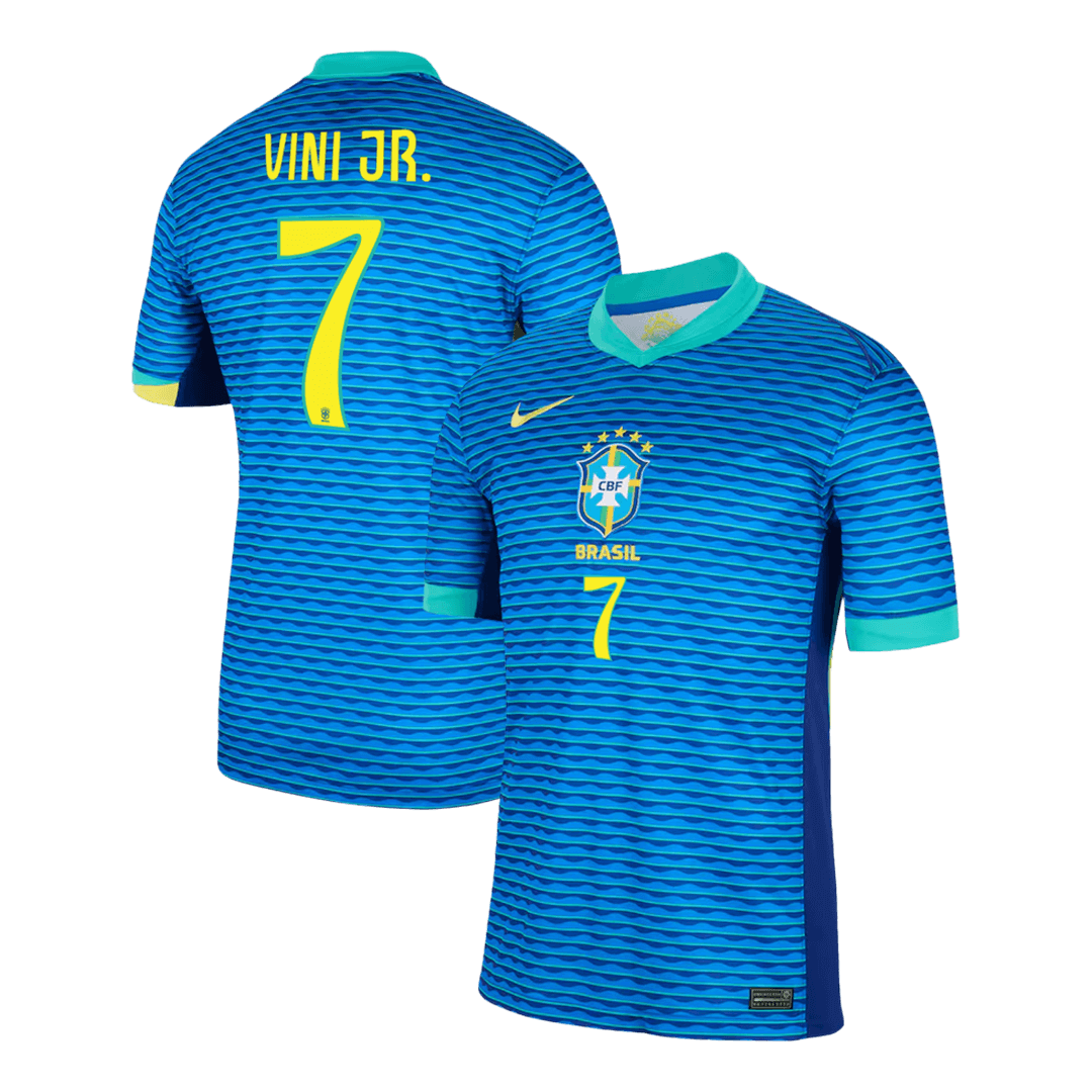 VINI JR. #7 Brazil Soccer Jersey Away Custom Shirt