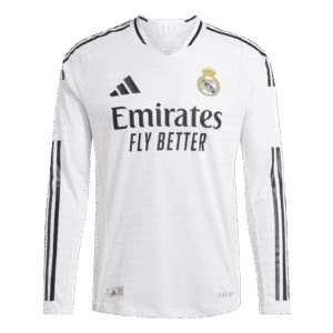 Real Madrid Home Custom Player Version Long Sleeve Soccer Jersey