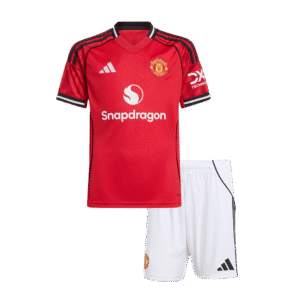Kids Manchester United Custom Home Soccer Kits 2025/26