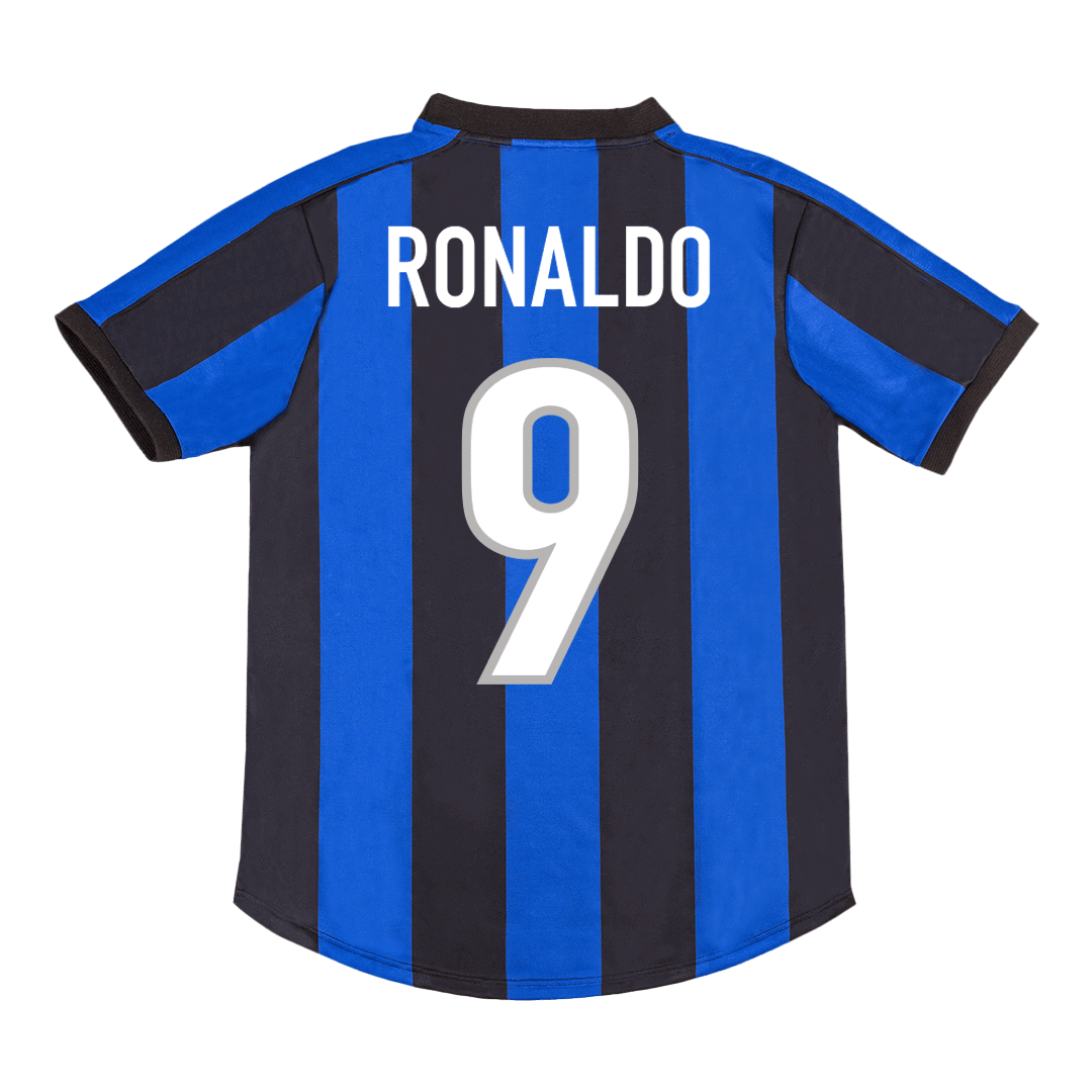 RONALDO #9 Inter Milan Retro Jersey Home Soccer Shirt 1999/00